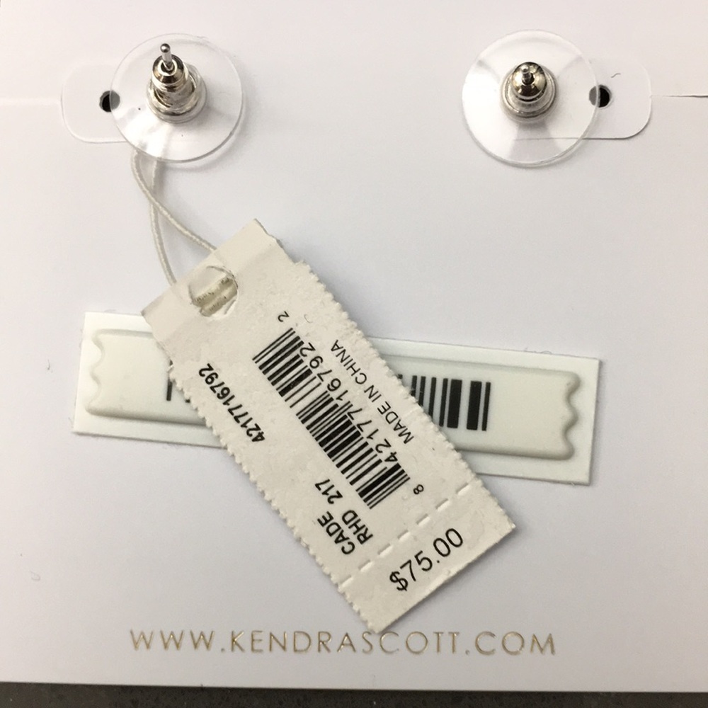 Kendra Scott Silver Cade Earrings - Picture 3 of 6